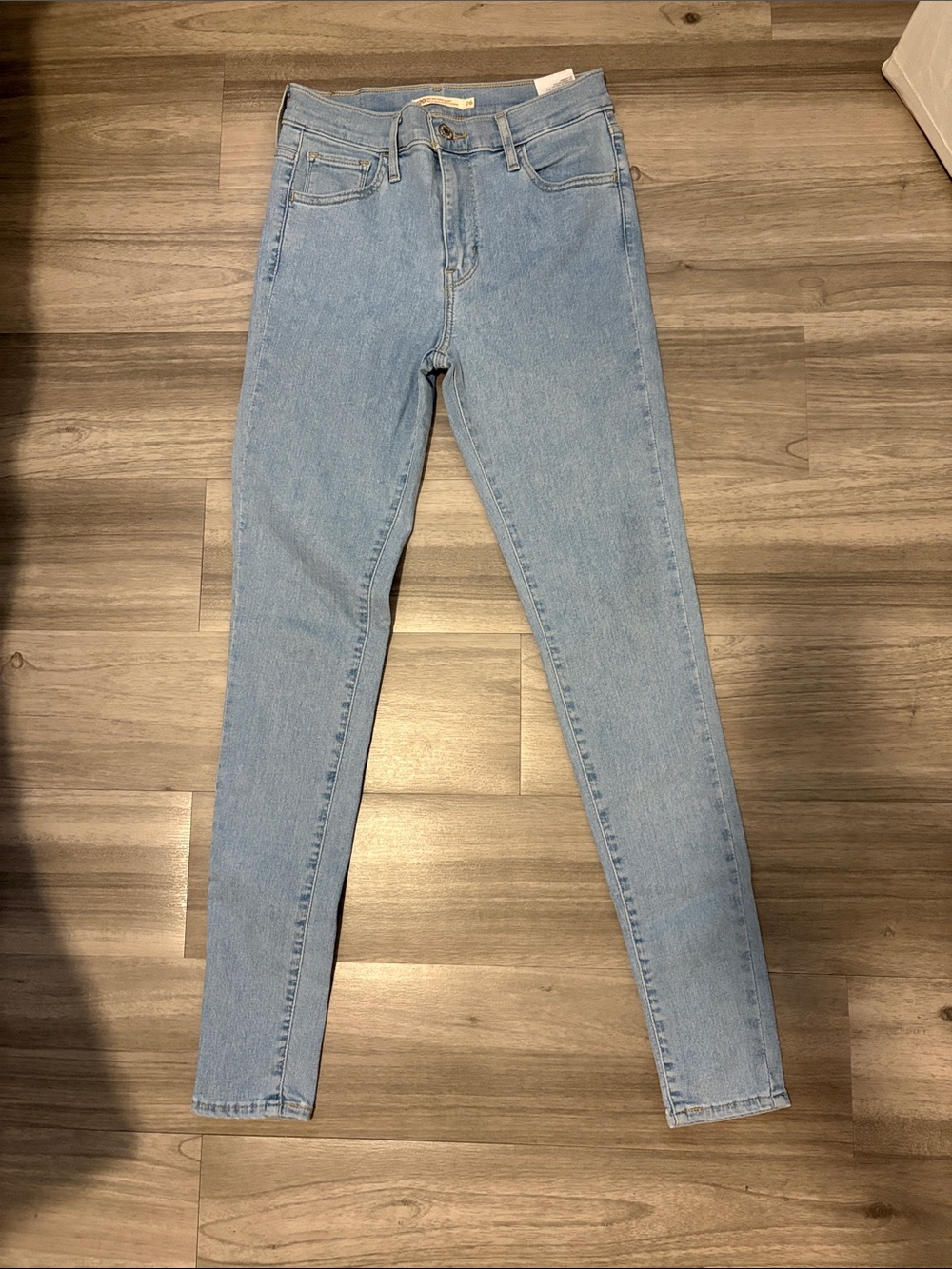 Levi's Light Blue High-Rise Skinny Jeans